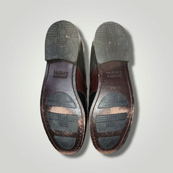 Johnston & Murphy Aragon II Kiltie Tassel Loafer 20-0592 Black-Brown Men 9.5